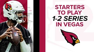 Cardinals starters expected to play in preseason game vs. Raiders
