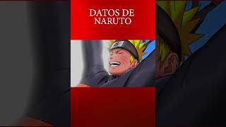 DATOS QUE TAL VEZ NO SABIAS DE NARUTO