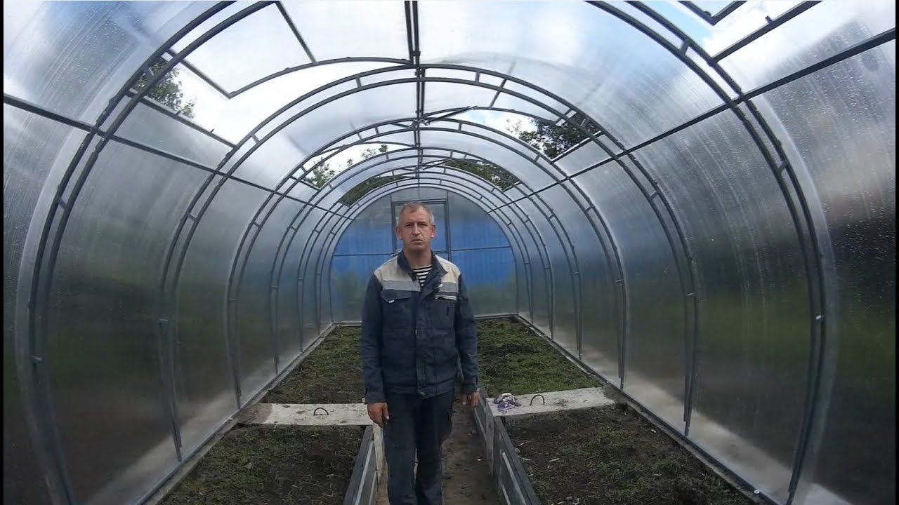 Сборка теплицы из поликарбоната. Монтаж теплицы. - YouTube