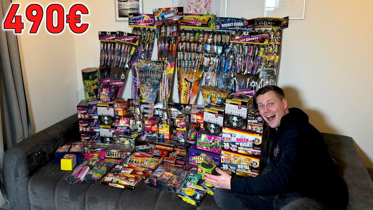 SILVESTER FEUERWERK EINKAUFSTOUR 2023/2024 🔥490€