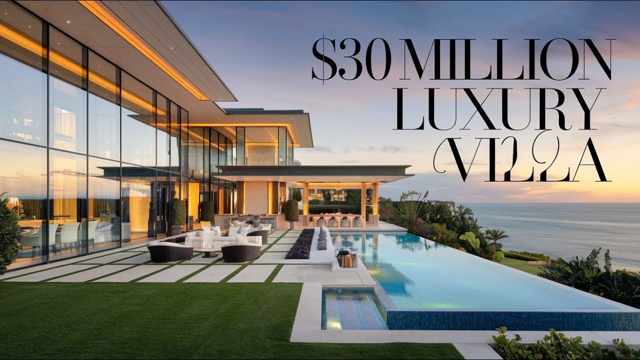 Opulent $30 Million Luxury Villa with Unrivaled El
