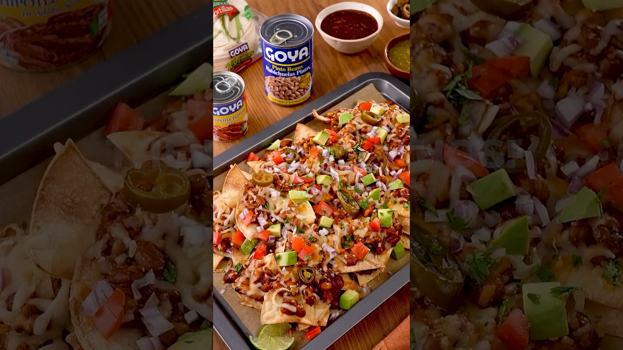 Easy Pinto Bean Nachos with Chipotle