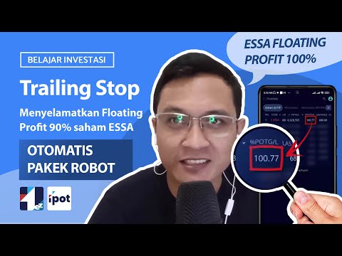 Trailing Stop IPOT untuk ESSA yang cuan 100%