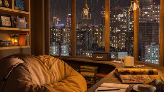 Jazz Music at Rainy Night City - Relaxing and Chill at Cozy Ambience For Work, Study, Focus by Jazz Cafe Vibes 310 views 2 weeks ago 1 hour, 8 minutes