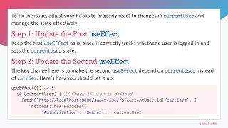 Fixing the useEffect .map Error in React Hooks: A Guide to Managing User Carriers and Employees