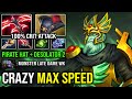 EPIC Late Game OP Max Speed Pirate Hat + Desolator 2 Unlimited Bloodthorn Crit Wraith King DotA 2