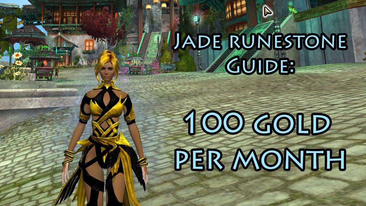 Guild Wars 2: Easy Jade Runestone Farming Guide - Earn 100g Monthly ...