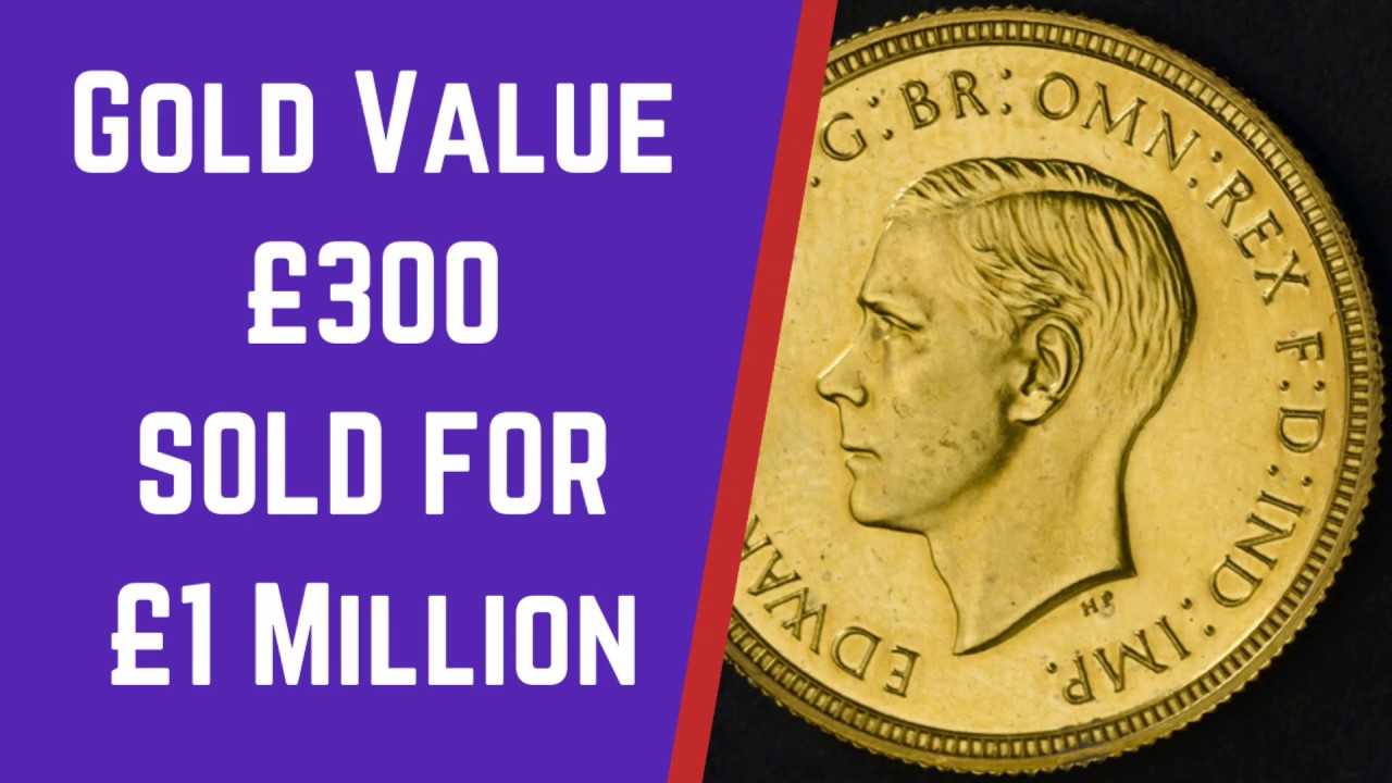 Edward VIII Gold Sovereign Sells for £1 Million YouTube