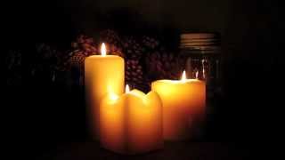 Beautiful Soft Burning Candles ● 3 hours ● in HD