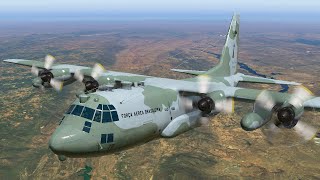 X-Plane 11 voo com C-130 Hercules Força Aerea Brasileira 1.0.0