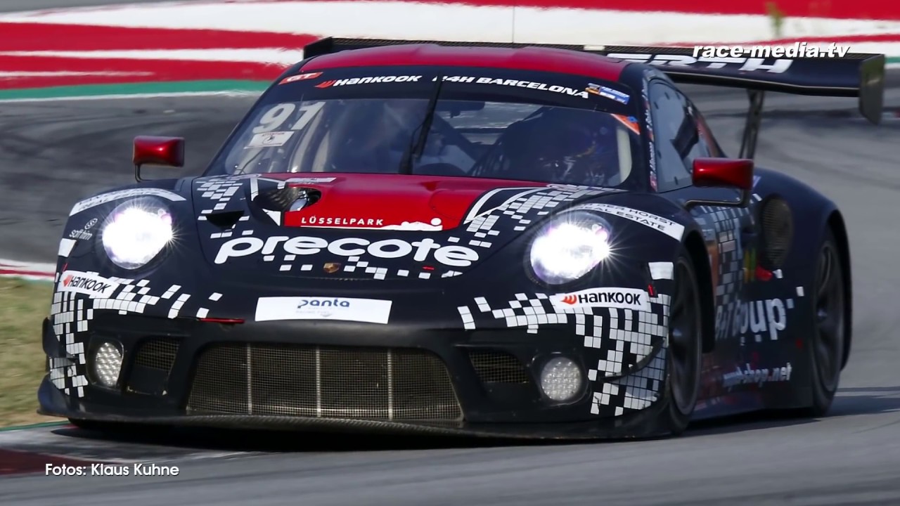 Porsche 911 GT3 R 24H Barcelona 2019 Sven Müller Onboard Herberth Motorsport race-media.tv Racing