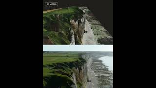 Fly along 3 km’s of chalk cliffs beside the English Channel powered by @arskancorp.8103