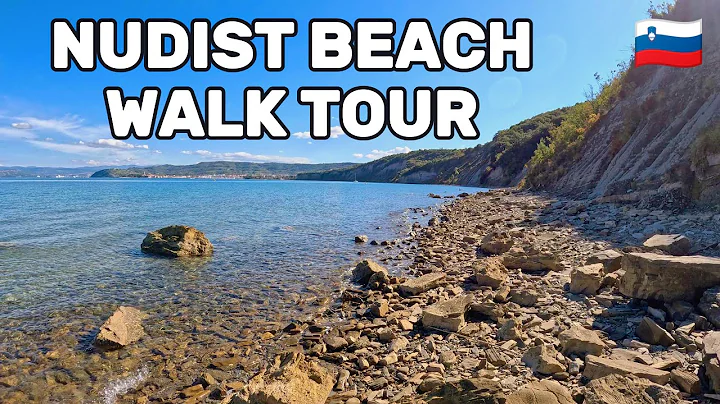 NUDIST Beach Walk Tour ASMR Sea Sound