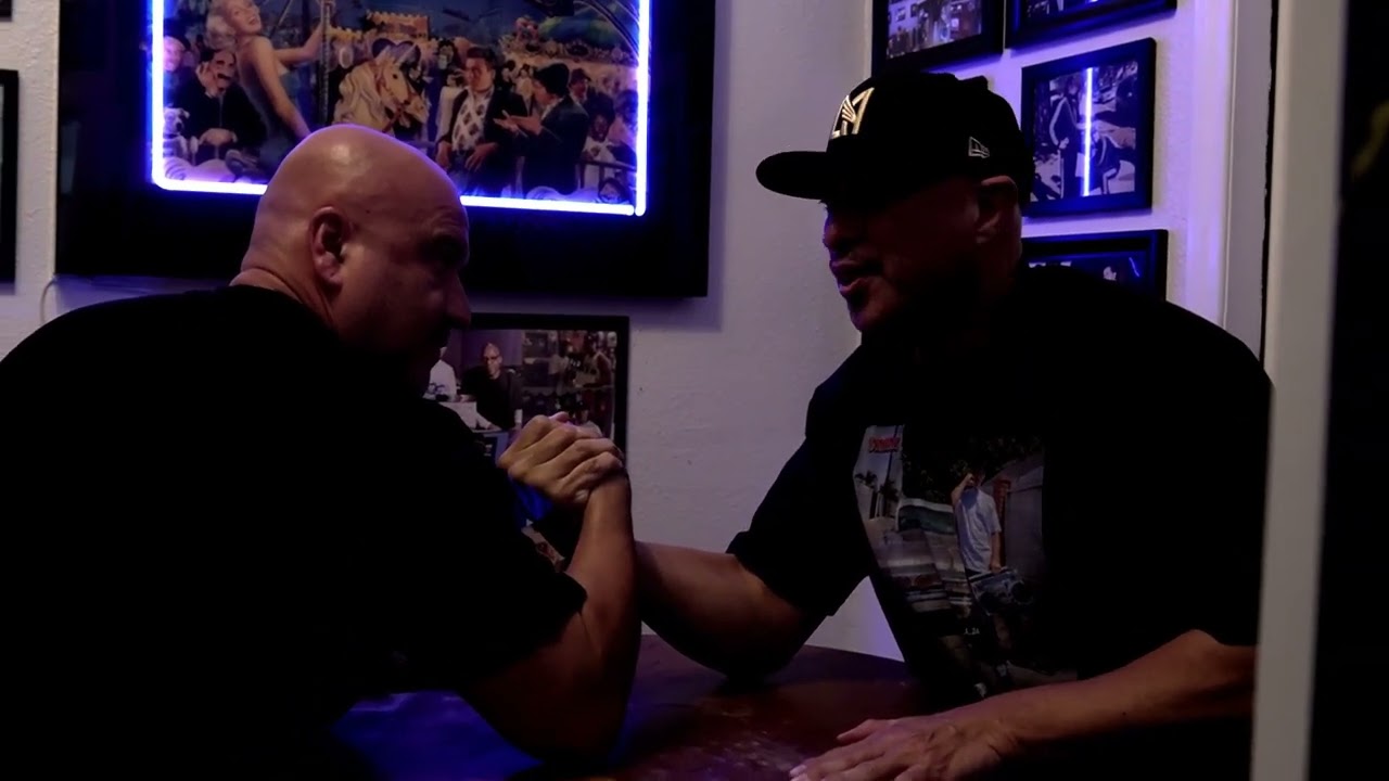 GOLDTOES VS. TONY A. - ARM WRESTLING CHALLENGE - CALLING OUT ALL PODCASTERS