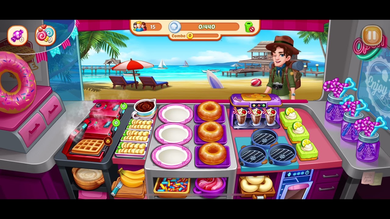 Crazy Diner — Honey Donut 191-3 (Hard Level) 🍩