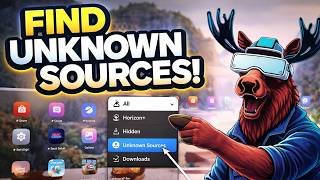How to Find "Unknown Sources" - New Navigator UI - Meta Quest VR Tips