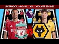 ISAK OUT! ❌  LIVERPOOL VS WOLVES BEST PREDICTED XI (4-3-3 vs 3-5-2) 🔥 | EPL 2025/26 MD18 PREVIEW
