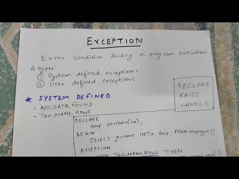 Video: Vad är ett SQL-undantag?