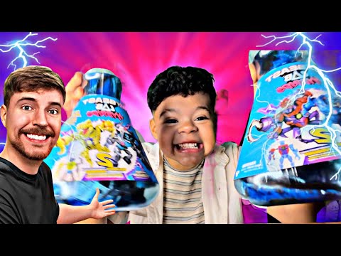 Testing out @MrBeast toys ❌ Are they good or bad? ✅⚡️ #MrBeast #unboxing #toys