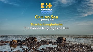 LIGHTNING TALK: The hidden languages of C++ - Shachar Langbeheim [ C++ on Sea 2020 ]