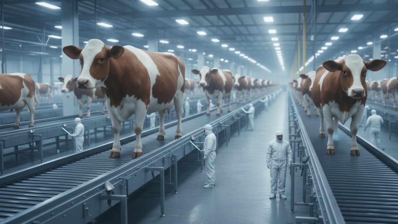 Inside the World’s Most Advanced Cow Processing Factory
