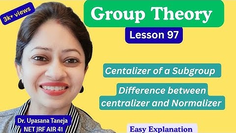 Centralizer 🔥 Concept + Examples + Tricks