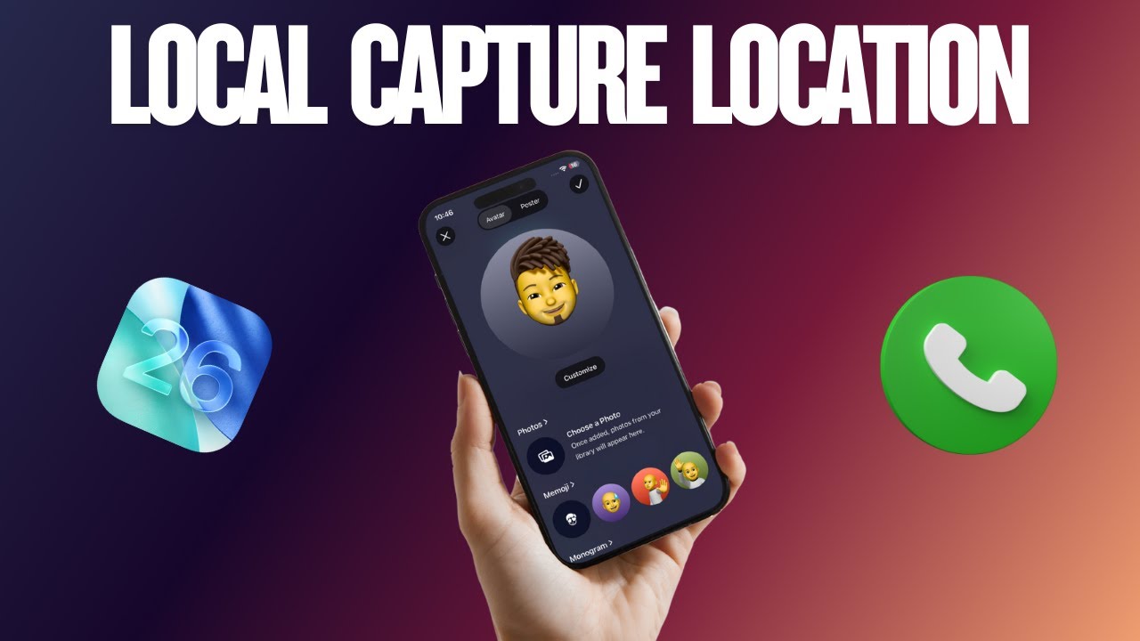 Как изменить место сохранения локального снимка на iPhone/iPad в iOS 26.1 или более поздней версии