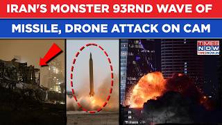 Iran War Day 36 Irgc Launches Monster 93 Wave Of Missile, Drone Attack On Cam Chilling Footage