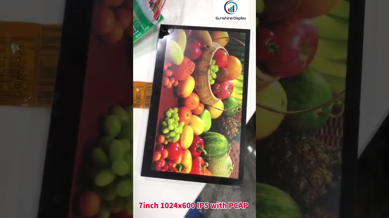 Very good performance 7inch 1024x600 IPS with capacitive touch panel