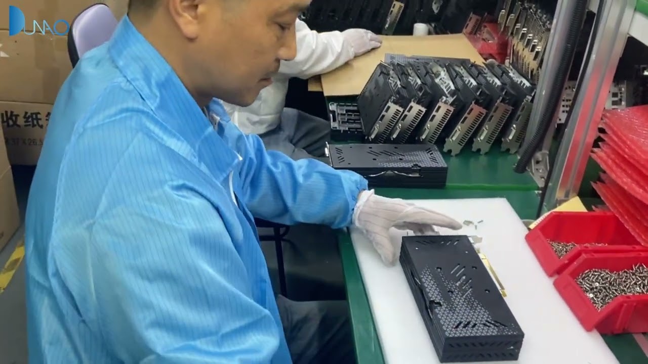 Visit the Dunao graphics card factory.