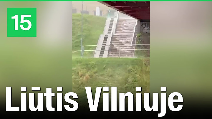 Audra slenka per Lietuvą: debesys, nešantys lietų su perkūnija pasiekė Vilnių
