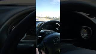 1998 Acura Integra. 500 hp POV drive with uphill pull. VTEC B18 turbo. Pov Drive Open Header B20b Integra