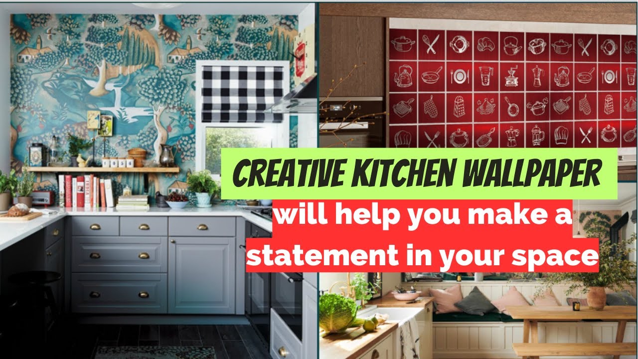 42 Creative Kitchen Wallpaper Design Ideas will help you make a ...