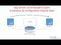 How to Install & Configure SQL Server 2019 Fail over Cluster Step By Step