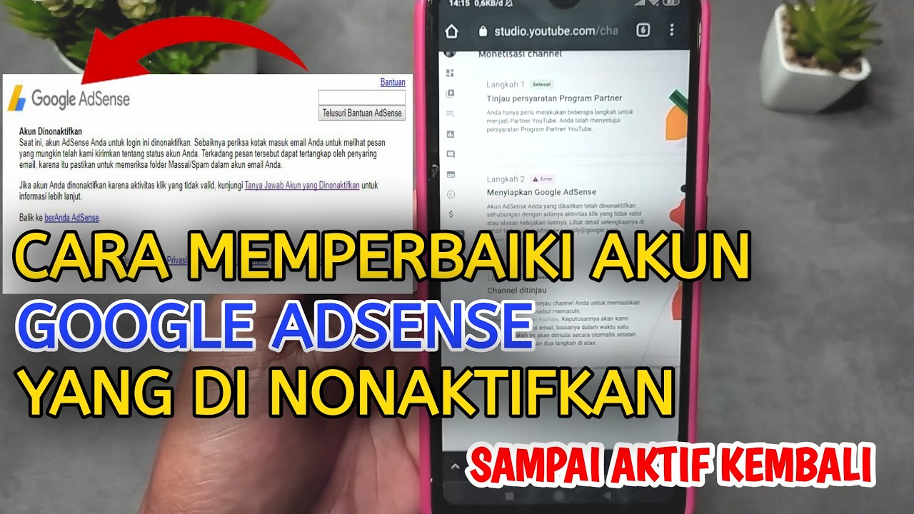 cara perbaiki akun adsense yang di nonaktifkan / di baned 