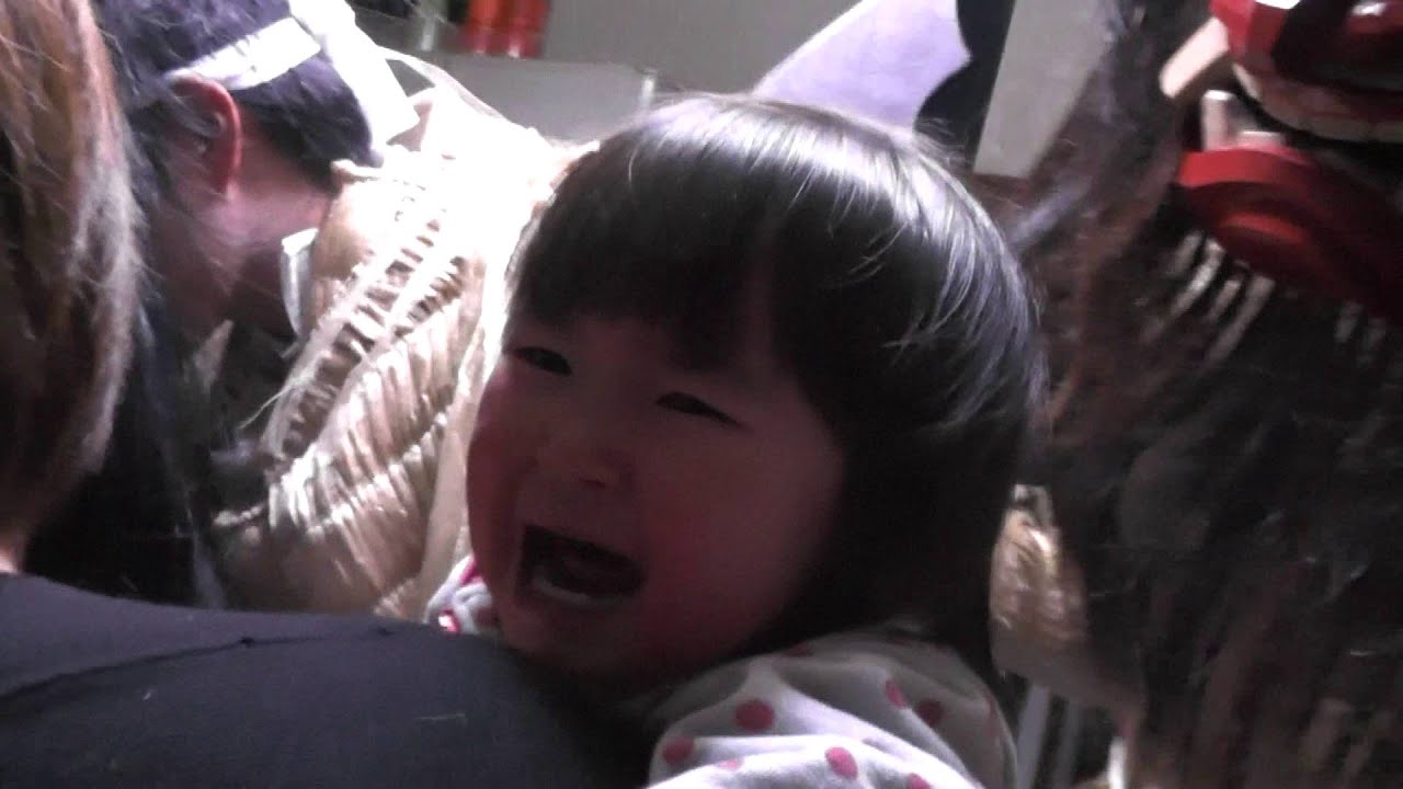 野田村小正月の夜…なもみが練り歩く！！