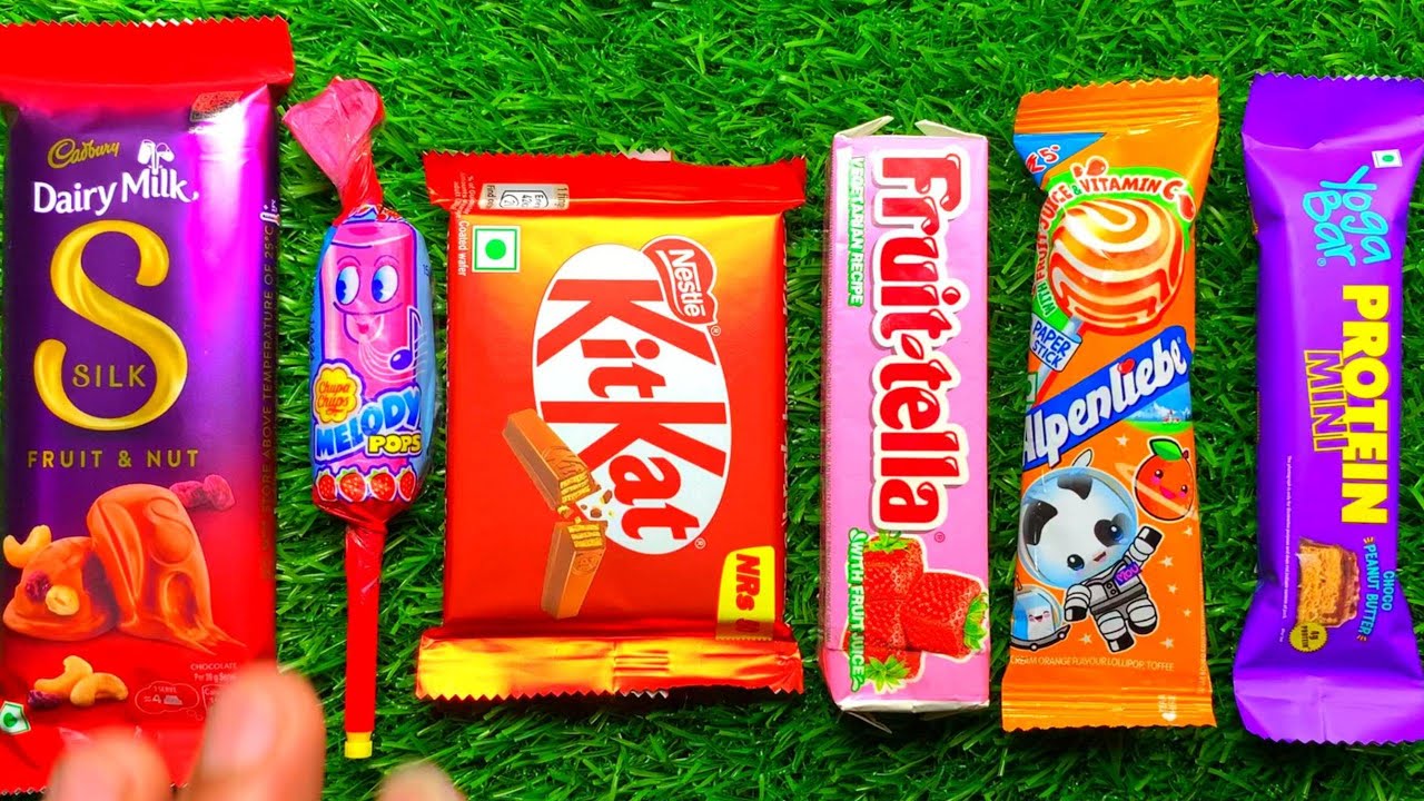 Satisfying video ASMR lollipops candy and Giant gummy candy cutting video ASMR opening candy video