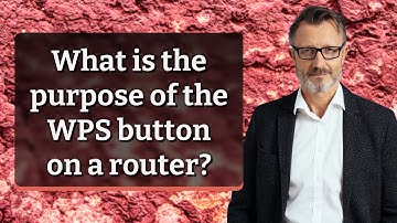 What is the purpose of the WPS button on a router?
