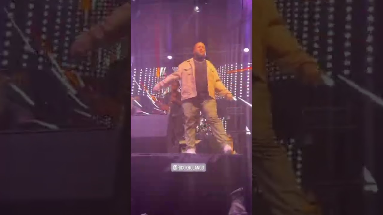 Rico Rolando performing at Protoje Concert in Cayman 2022