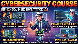 SQL Injection Attack Explained 💉 | How Hackers Break Databases | Cyber Security Ep 12