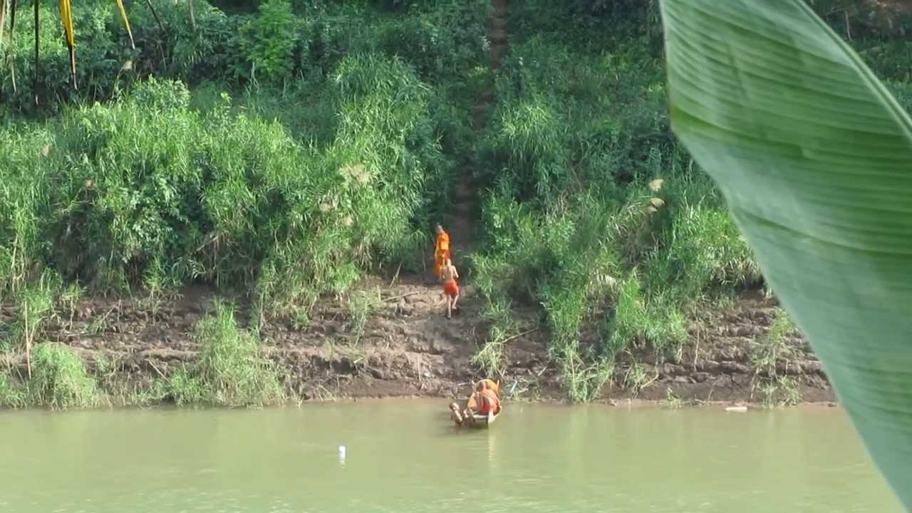 Lunch Time at Nam Khan River, Luang Prabang, Laos