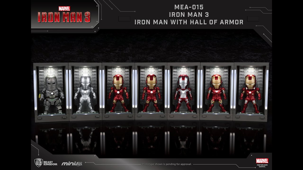 MEA-015 Iron Man 3 Hall of Armor series｜鋼鐵人3 裝甲格納庫系列