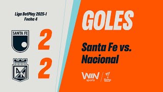 Santa Fe Vs Nacional En Vivo Hoy Liga Betplay 2025 Fecha 4 Partido En ...