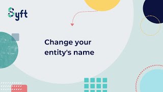 Change your entity's name