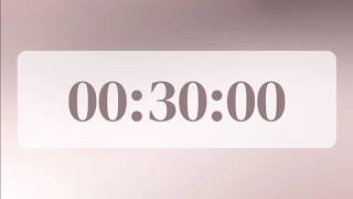 30 Minute Countdown Timer with Rain Sounds ☔⏳ | Cozy Study Timer