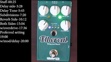Wampler Ethereal Delay Reverb