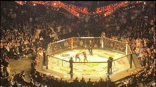 Olivera Vs Gaethje Full Fight Crowd Reaction/View #UFC274
