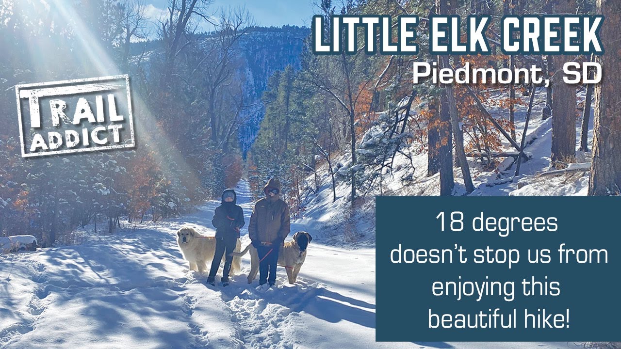 Winter Hike at Little Elk Creek - Piedmont, SD
