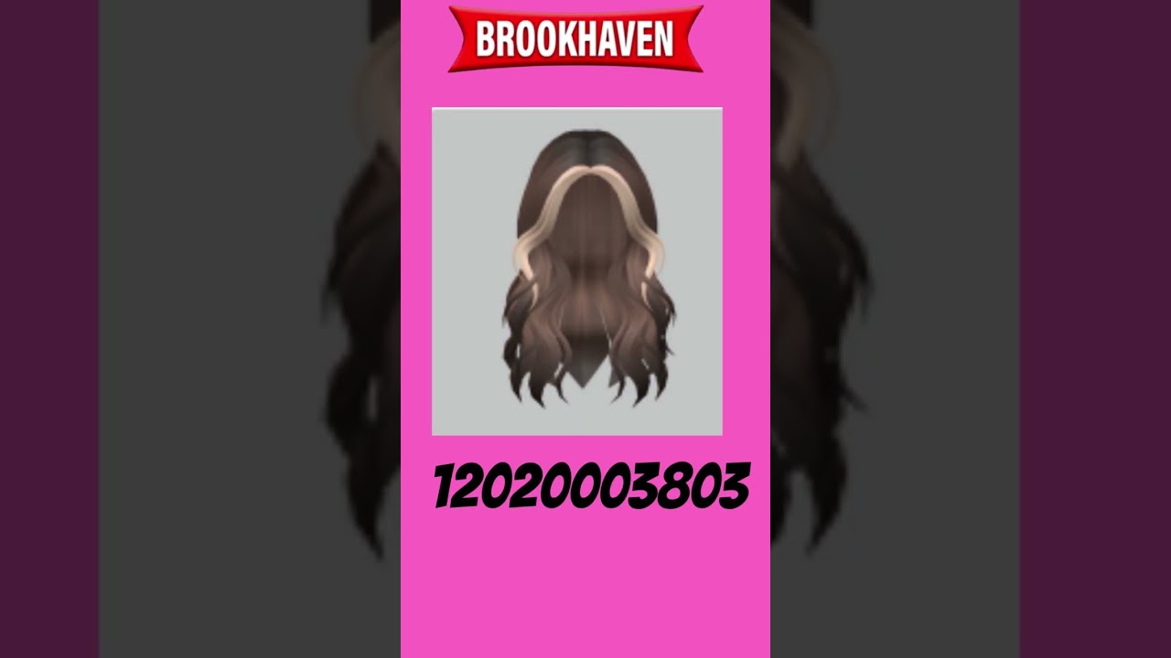 id de roupa no brookhaven feminina cabelo