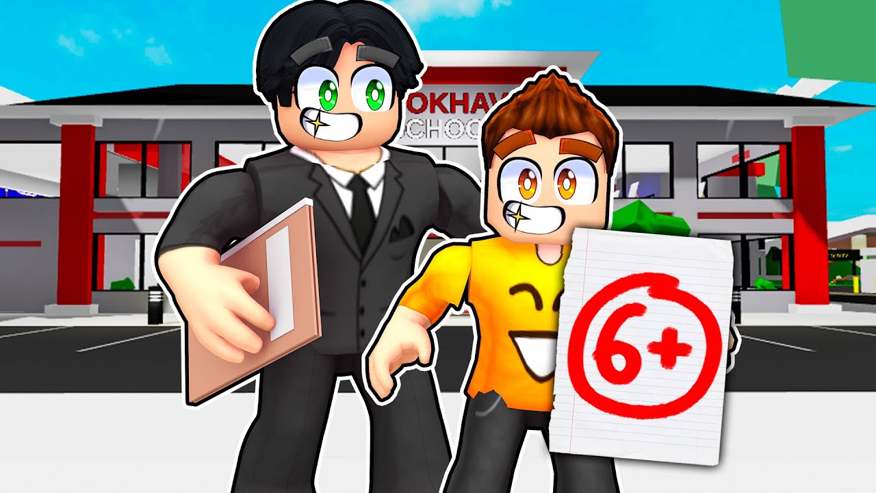 MÓJ TATA ZOSTAŁ DYREKTOREM SZKOŁY na BROOKHAVEN w Roblox!
